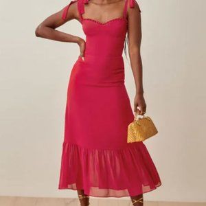 Reformation Nikita Dress Red (with tags; never worn)
